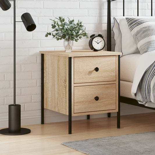 Bedside Cabinet Sonoma Oak 40x42x50 cm Engineered Wood Bedside Cabinet Sonoma Oak 40x42x50 cm Engineered Wood