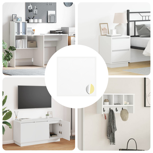 Sticker 12 pcs White Ø 20 x 0.5 mm Paper Sticker 12 pcs White Ø 20 x 0.5 mm Paper