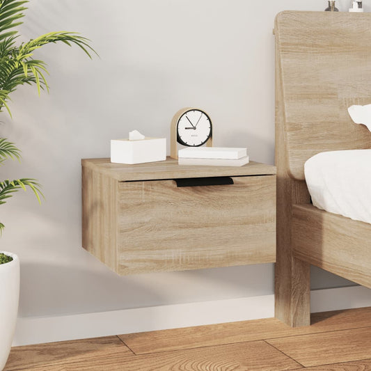 Wall-mounted Bedside Cabinet Sonoma Oak 34x30x20 cm Wall-mounted Bedside Cabinet Sonoma Oak 34x30x20 cm
