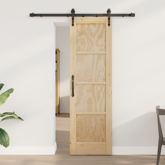 Sliding Door ORKDAL Natural 61 x 198.5 cm Solid Pine Wood Sliding Door ORKDAL Natural 61 x 198.5 cm Solid Pine Wood