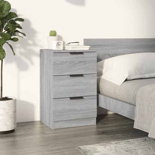 Bedside Cabinet Grey Sonoma 40x36x65 cm Bedside Cabinet Grey Sonoma 40x36x65 cm