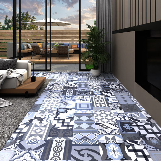 Flooring Planks 5.11 m² 55 pcs PVC Coloured pattern Flooring Planks 5.11 m² 55 pcs PVC Coloured pattern