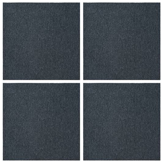 Carpet Tile Blue Grey 50 x 50 cm 4 pcs PP and Bitumen Carpet Tile Blue Grey 50 x 50 cm 4 pcs PP and Bitumen