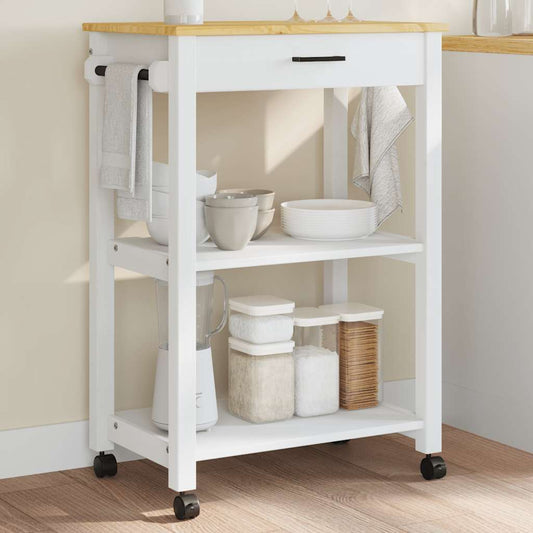 Kitchen Trolley "MONZA" 60x40x88,5 cm Solid Wood Pine Kitchen Trolley "MONZA" 60x40x88,5 cm Solid Wood Pine