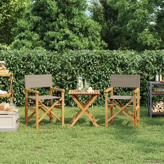 Director Chair 100% Polyester Solid-Teak Director Chair 100% Polyester Solid-Teak