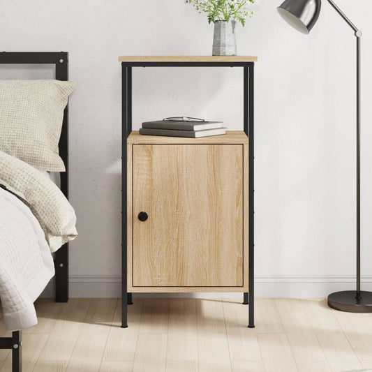 Bedside Cabinet Sonoma Oak 41x31x80 cm Engineered Wood Bedside Cabinet Sonoma Oak 41x31x80 cm Engineered Wood