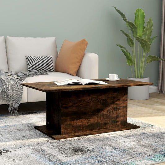 813092 vidaXL Coffee Table Smoked Oak 102x55,5x40 cm Engineered Wood 813092 vidaXL Coffee Table Smoked Oak 102x55,5x40 cm Engineered Wood