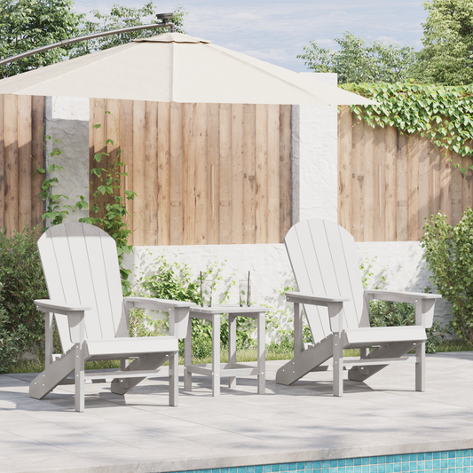 Garden Chair 2 pcs White 82 x 74 x 92 cm Polyethylene Garden Chair 2 pcs White 82 x 74 x 92 cm Polyethylene