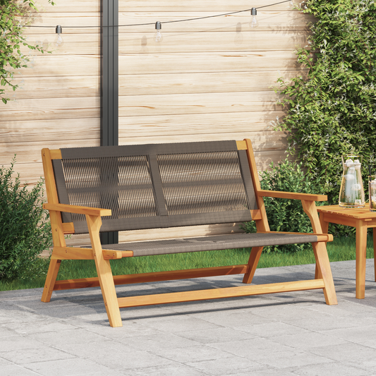 Garden Furniture Grey 122 x 76 x 73 cm Solid Acacia Wood Garden Furniture Grey 122 x 76 x 73 cm Solid Acacia Wood