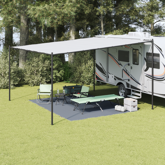Tent Carpet Folding Blue and Grey 400 x 300 cm Polyethylene Tent Carpet Folding Blue and Grey 400 x 300 cm Polyethylene