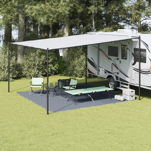 Tent Carpet Folding Blue and Grey 400 x 400 cm Polyethylene Tent Carpet Folding Blue and Grey 400 x 400 cm Polyethylene
