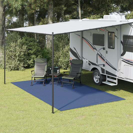 Tent Carpet Blue 250 x 250 cm Polyester Tent Carpet Blue 250 x 250 cm Polyester