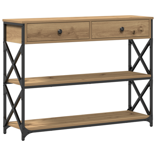 Console Table Artisan oak 100 x 28 x 75 cm Console Table Artisan oak 100 x 28 x 75 cm