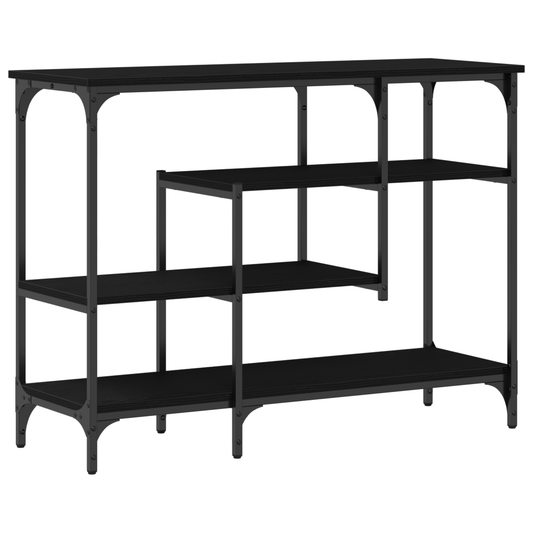 Console Table with Shelf Black oak 100 x 35 x 75 cm Console Table with Shelf Black oak 100 x 35 x 75 cm