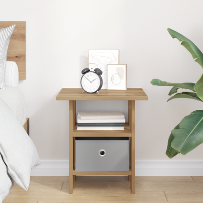 Bedside Table Artisan Oak 41 x 40 x 45 cm Engineered Wood
