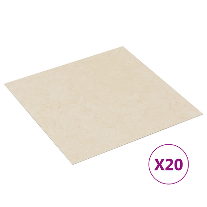 Self-adhesive Flooring Planks 30.5 x 30.5 cm 20 pcs PVC