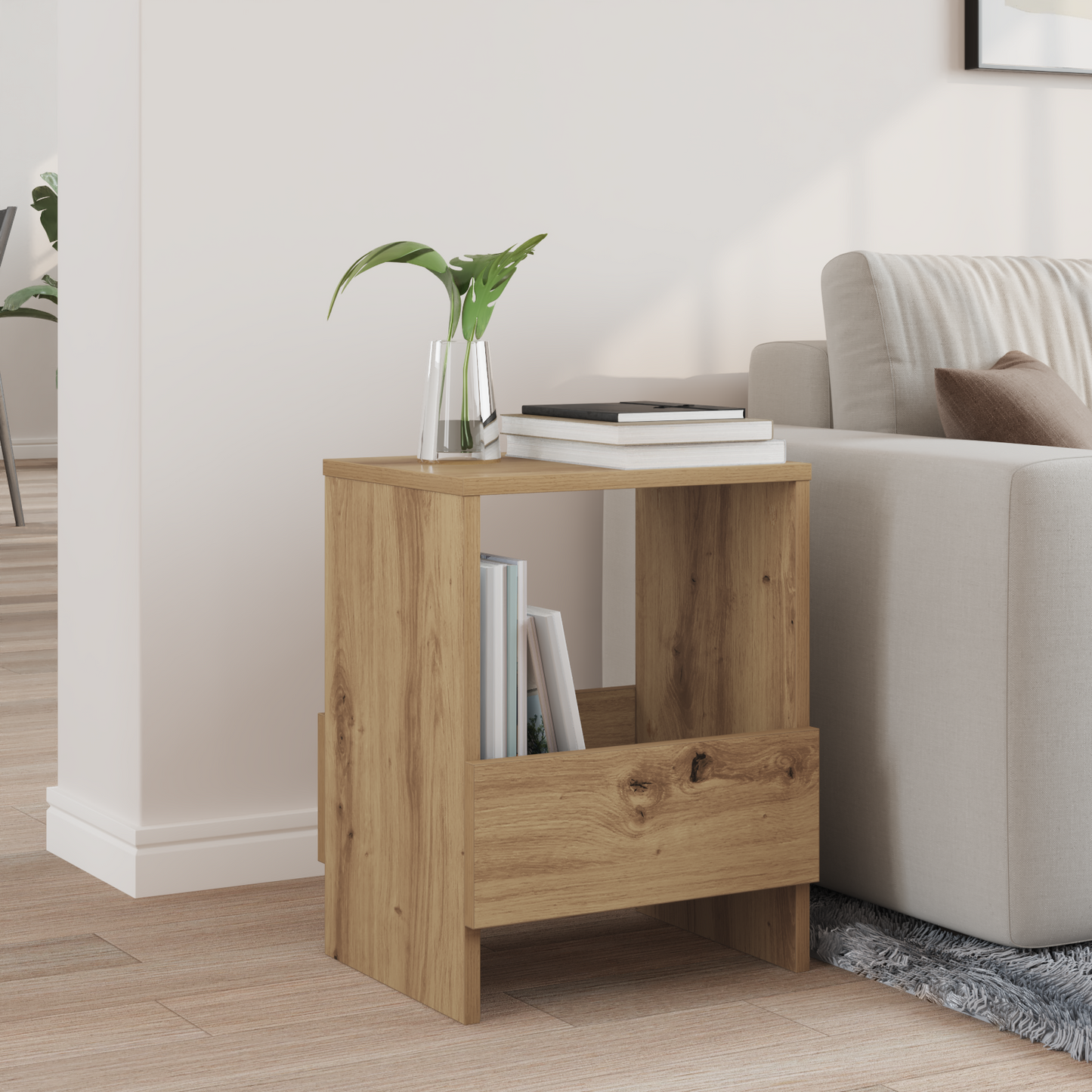 Magazine Rack Artisan Oak 35 x 30 x 45 cm