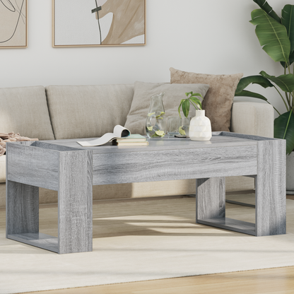 Coffee Table Grey Sonoma 110 x 50 x 41 cm Engineered Wood