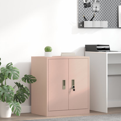 Storage Cabinet Pink 60 x 40 x 70 cm Steel