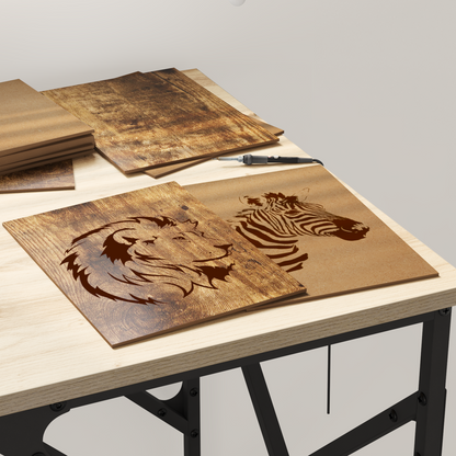 Decor Panels 150 pcs Smoked Oak 15 x 21 x 0.27 cm