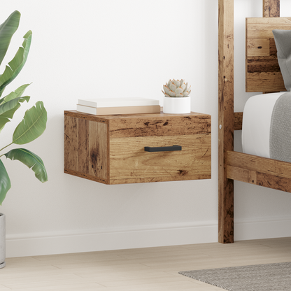 Bedside Cabinet Old wood 35 x 35 x 20 cm Engineered wood