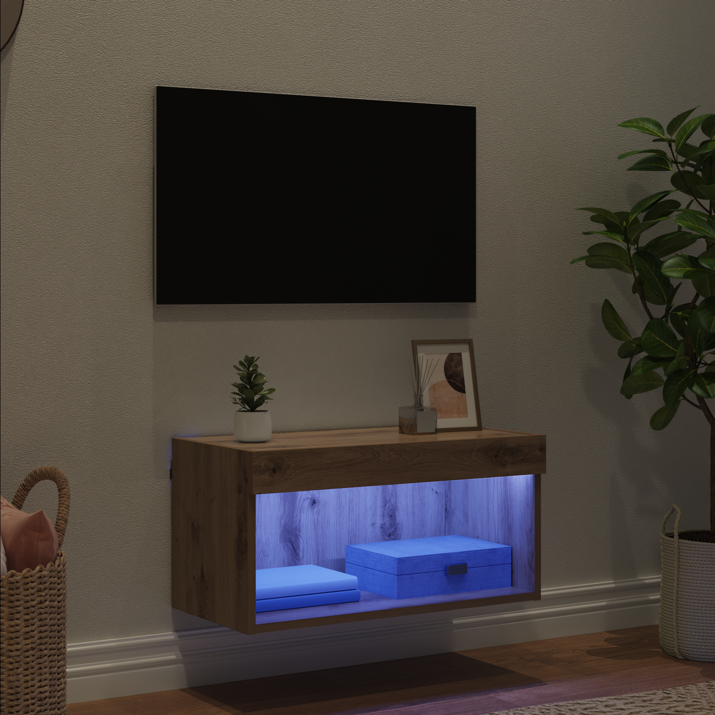 TV Cabinet Set Artisan Oak 60 x 30 x 30 cm Engineered Wood