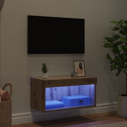 TV Cabinet Set Artisan Oak 60 x 30 x 30 cm Engineered Wood