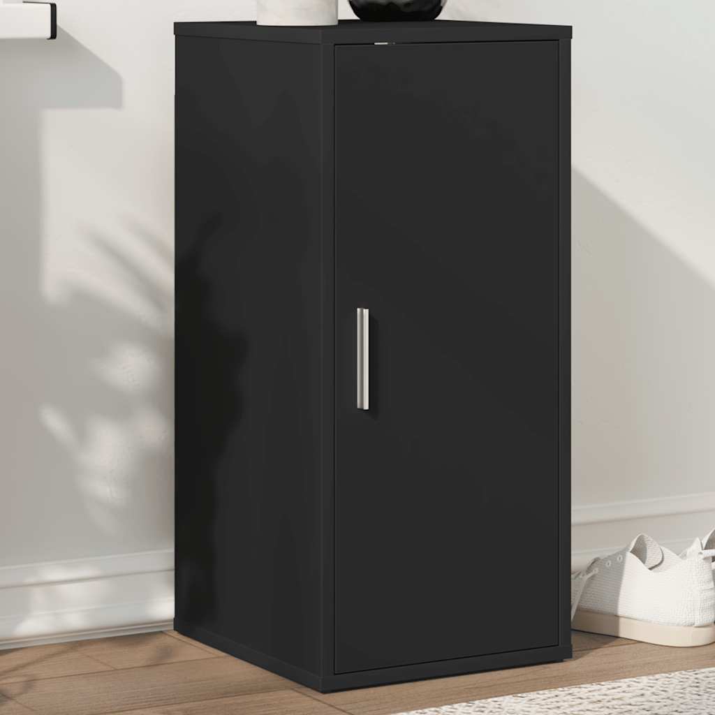 Shoe Cabinet Black 32x35x70 cm Engineered Wood