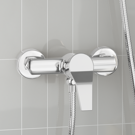 Shower Mixer Tap Chrome G 1 / 2 inches Brass