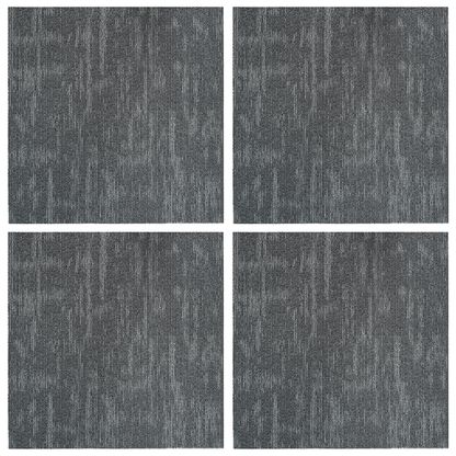 Carpet Tile Concrete Grey 50 x 50 cm 4 pcs PP and Bitumen