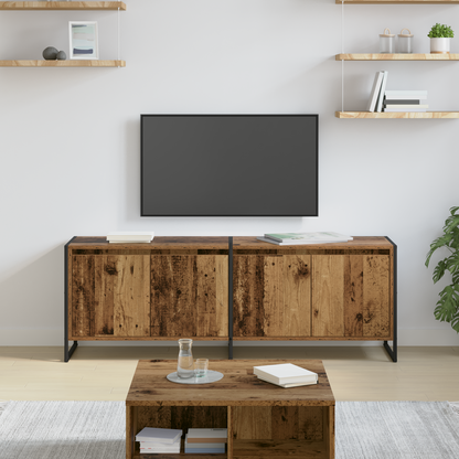TV Cabinet Old Wood 140 x 36 x 49.5 cm Engineered Wood