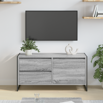 TV Cabinet Grey Sonoma 100 x 36 x 49.5 cm Engineered Wood