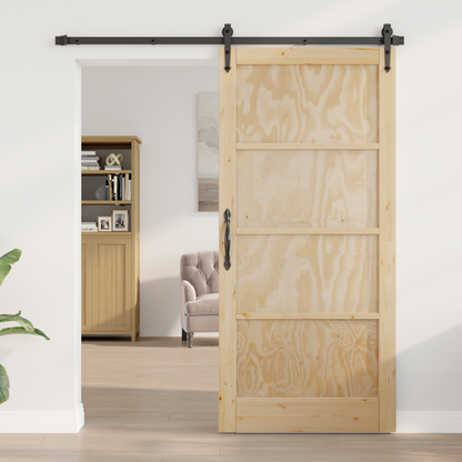 Interior Door Natural 93 x 202 cm Plywood