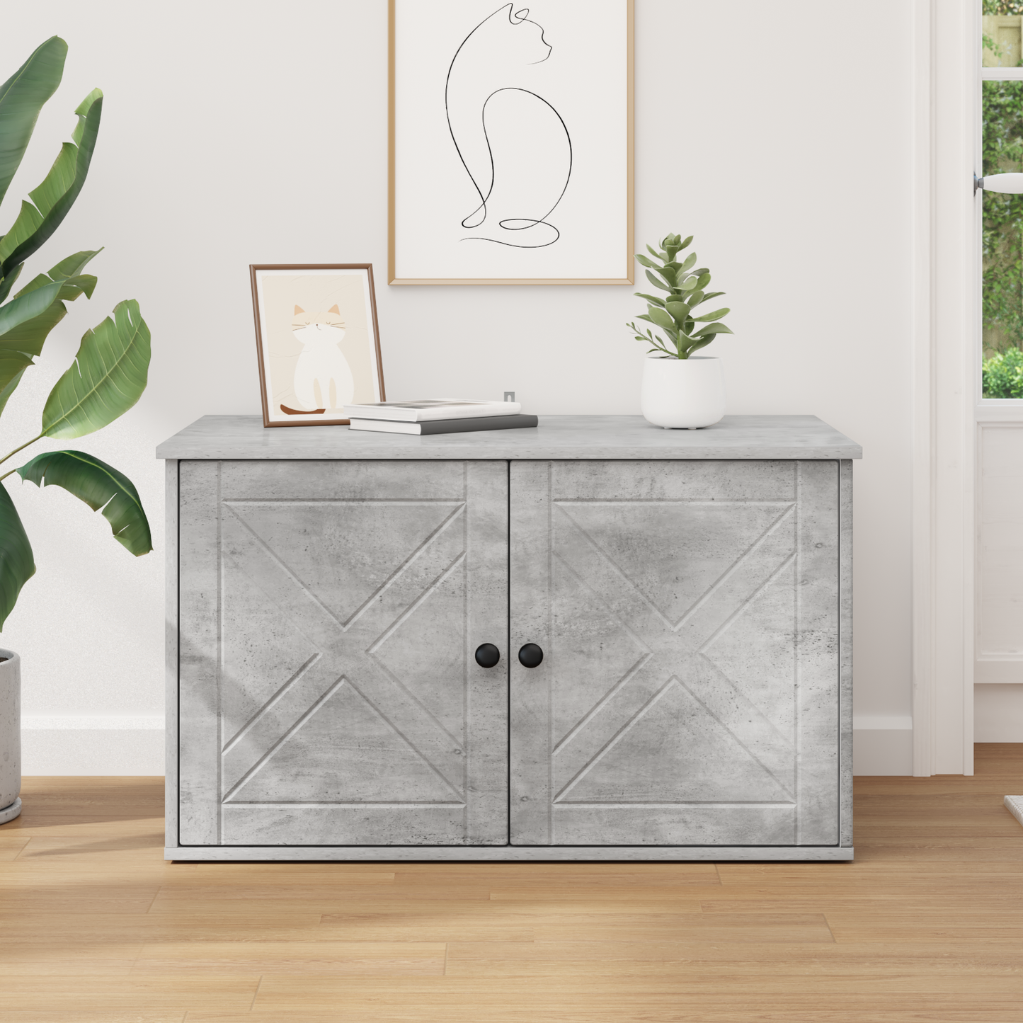 Cat House Concerte 85 x 55 x 50 cm Engineered Wood