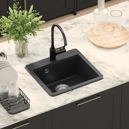 Sink Black 470 x 440 mm Granite
