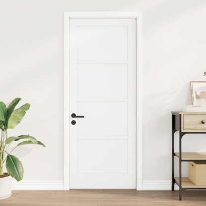 Interior Door White 78 x 202 cm Plywood