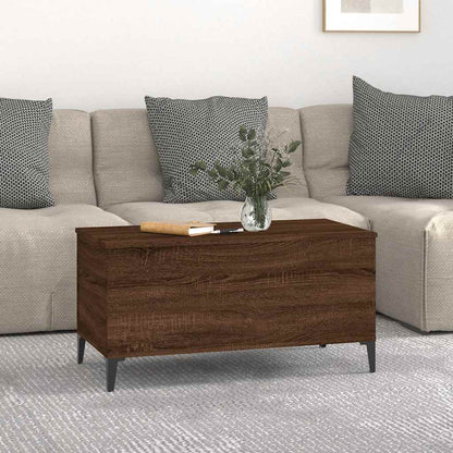 Coffee Table Brown Oak 90x44,5x45 cm Engineered Wood