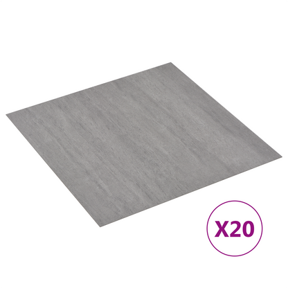 Self-adhesive Flooring Planks 30.5 x 30.5 cm 20 pcs PVC