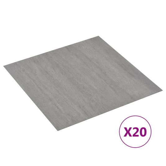 Self-adhesive Flooring Planks 30.5 x 30.5 cm 20 pcs PVC