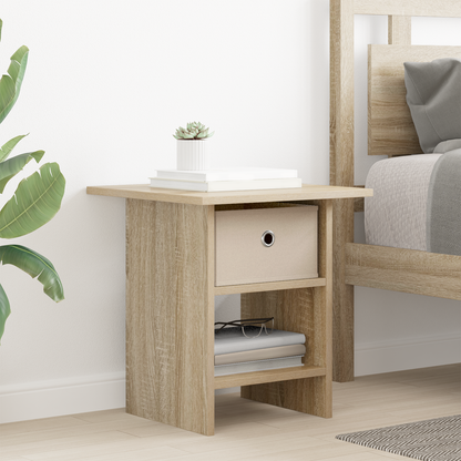 Bedside Table 2 pcs Sonoma Oak 41 x 40 x 45 cm Engineered Wood