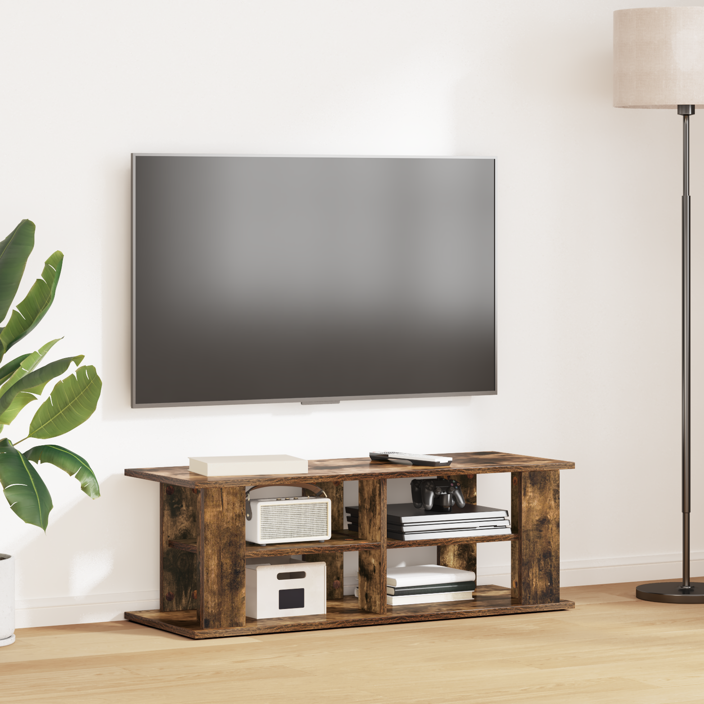 TV stand Smoked Oak 96 x 35 x 33.5 cm