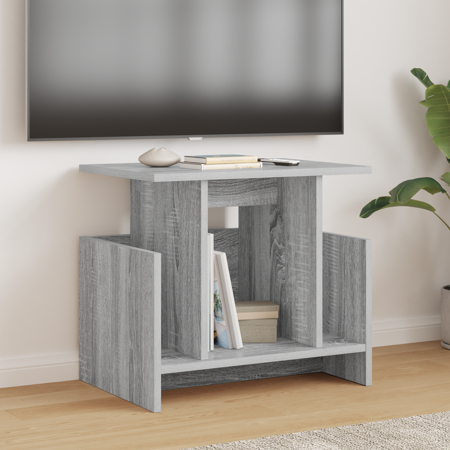 TV Stand Grey Sonoma 50 x 35 x 45 cm Engineered Wood