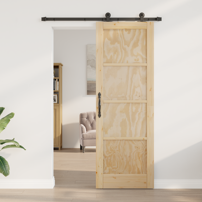 Sliding Door ORKDAL Natural 73.5 x 211 cm Solid Pine Wood