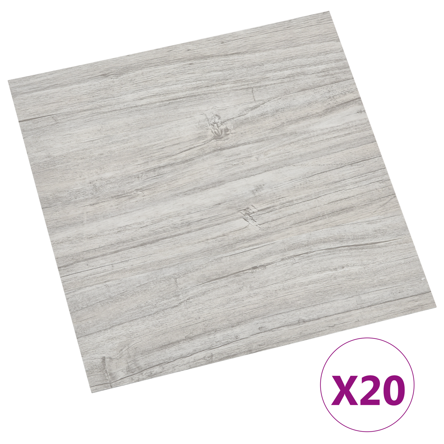 Self-adhesive Flooring Planks 30.5 x 30.5 cm 20 pcs PVC
