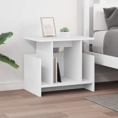 TV Stand White 50 x 35 x 45 cm Engineered Wood
