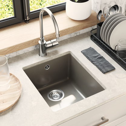 Sink Grey 370 x 460 mm 80% Quartz and 20% Resin