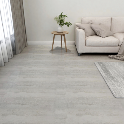 Flooring Planks 5.11 m² 55 pcs PVC Grey and Light Grey