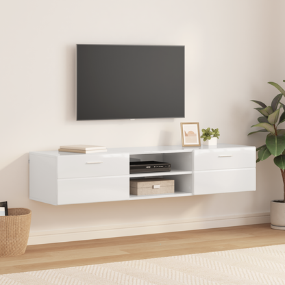 Wooden Cabinet Concrete Grey 150 x 39 x 30 cm Engineered Wood