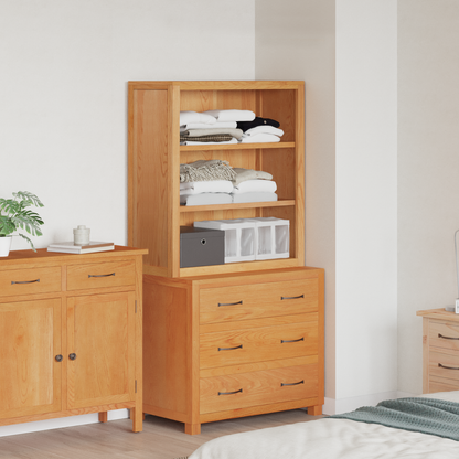 Storage Furniture Set with Drawer 2 pcs Brown 80 x 50 x 160 cm