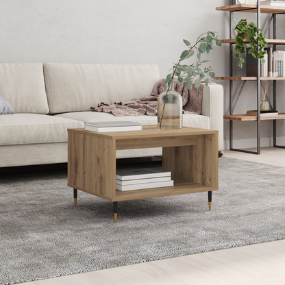 Coffee Table Artisan oak 60 x 50 x 40 cm Engineered wood